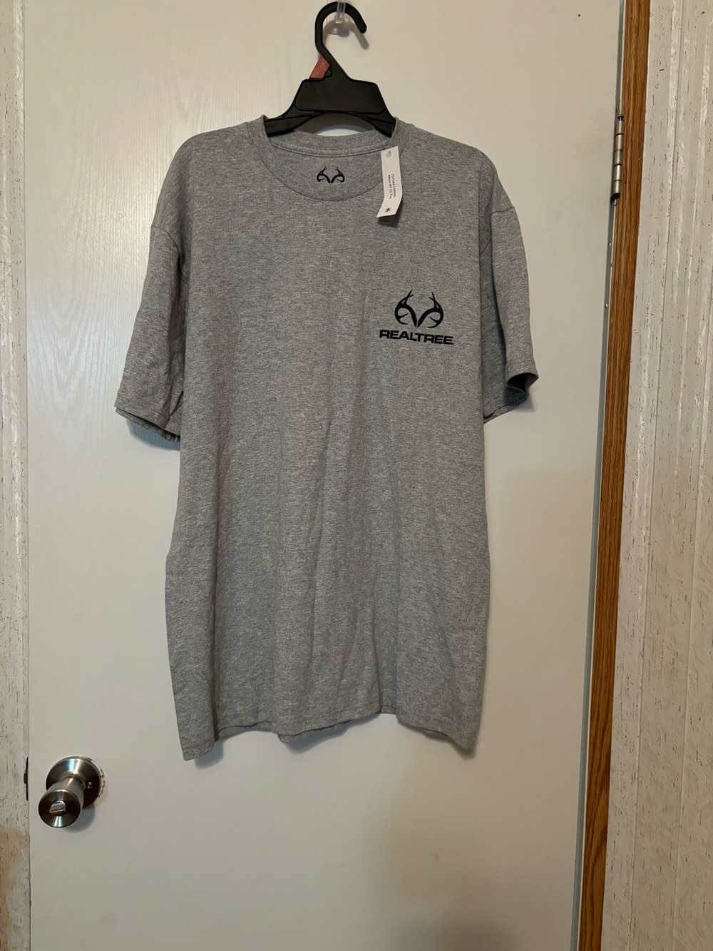 Realtree Gray Short-Sleeve Logo Tee